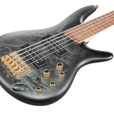 Ibanez SR Standard 5 String Electric Bass - Black Ice Frozen Matte (SR305EDXBZM) image 9
