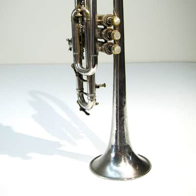 Vintage 1913 York & Sons Perfect Tone Coronet Trumpet Silver Engraved w Original Case & Acessories image 3