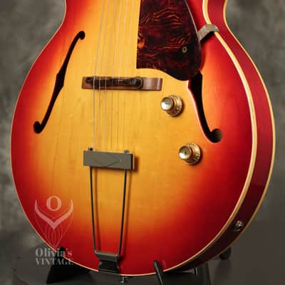 1966 Gibson ES-125TC Cherry Sunburst w/ original hardshell case + HANG TAG!!! image 7