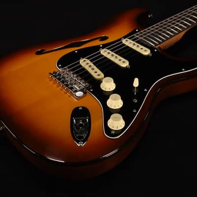 Fender Limited Edition Suona Stratocaster Thinline, Ebony Fingerboard, Violin Burst USED / BAIN image 1