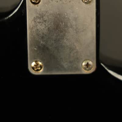 1960 Fender LEFT-HANDED Stratocaster factory assembled with '57 neck Custom Color BLACK with GOLD hardware!!! image 14
