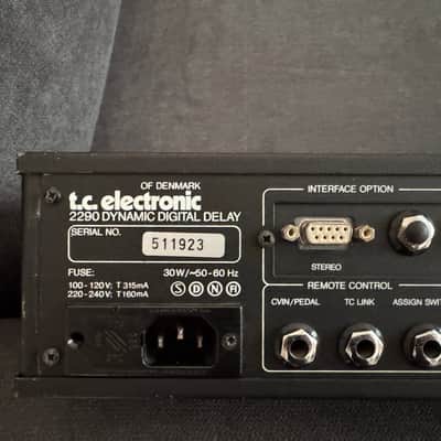TC Electronic 2290 Dynamic Digital Delay 1985 - 2005 Black image 4