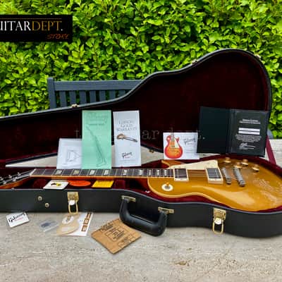 ♚CLEAN♚2009 Gibson CUSTOM SHOP R7 ♚ 1957 Les Paul GOLDTOP ♚ Very Dark Board !♚ VOS ♚57 image 1