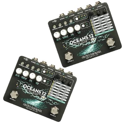 New - Electro Harmonix Oceans 12 Dual Stereo Reverb Pedal image 1
