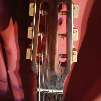 M.M. by Aria MM-20 Gypsy Jazz Guitar – Natural – Oval Soundhole – Maccaferri Style - UK image 7