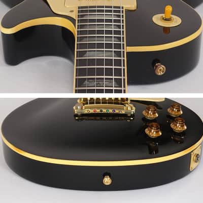 1991 Gibson 40th Anniversary Les Paul Ebony Black with Original Hardshell Case image 5