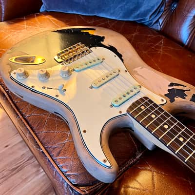 Constantin Guitars Strat Partscaster John Mayer Black1 Replica image 10