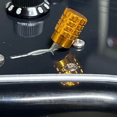 Kinnatone GOLD Bruno Grenade knurled Aluminum 3 or 5 way Blade style Switch Tip. For Strat or Tele image 2