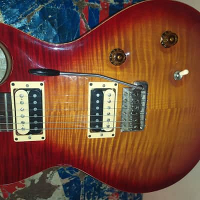 Paul Reed Smith prs sc 20th anniversary 2006 cherry Sunburst flamed maple top flying birds+ trem image 6