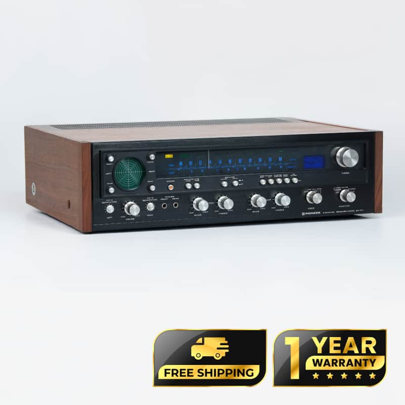 PIONEER QX-747 Vintage Quadraphonic Receiver – Professionally Restored – 1-Year Warranty image 1