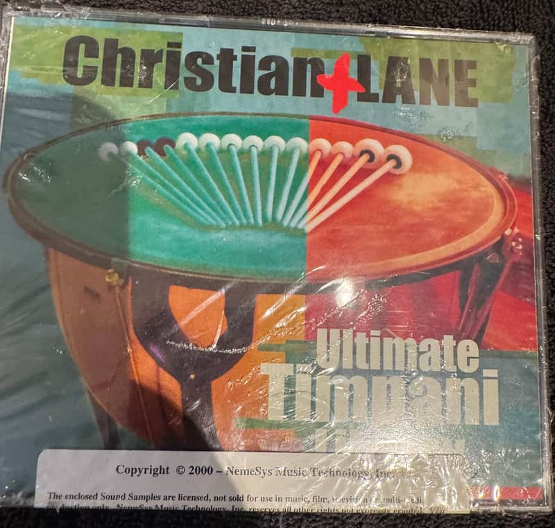 TASCAM Christian Lane - Ultimate Timpani - Sample Library Giga Sampler 2 CDs New image 1