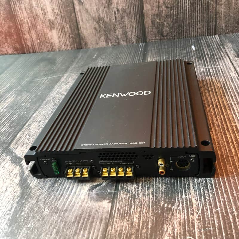 KENWOOD パワーアンプ シルバー Kenwood KAC-921 Power Amp (For Car 180 Per Channel) | Reverb