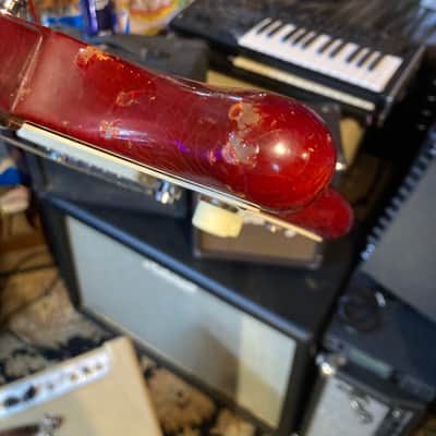 Epiphone Olympic Vintage Mahogany Under 6 lbs! Lollar P90–Les Paul Junior Jr Killer! 1965 - Cherry image 7