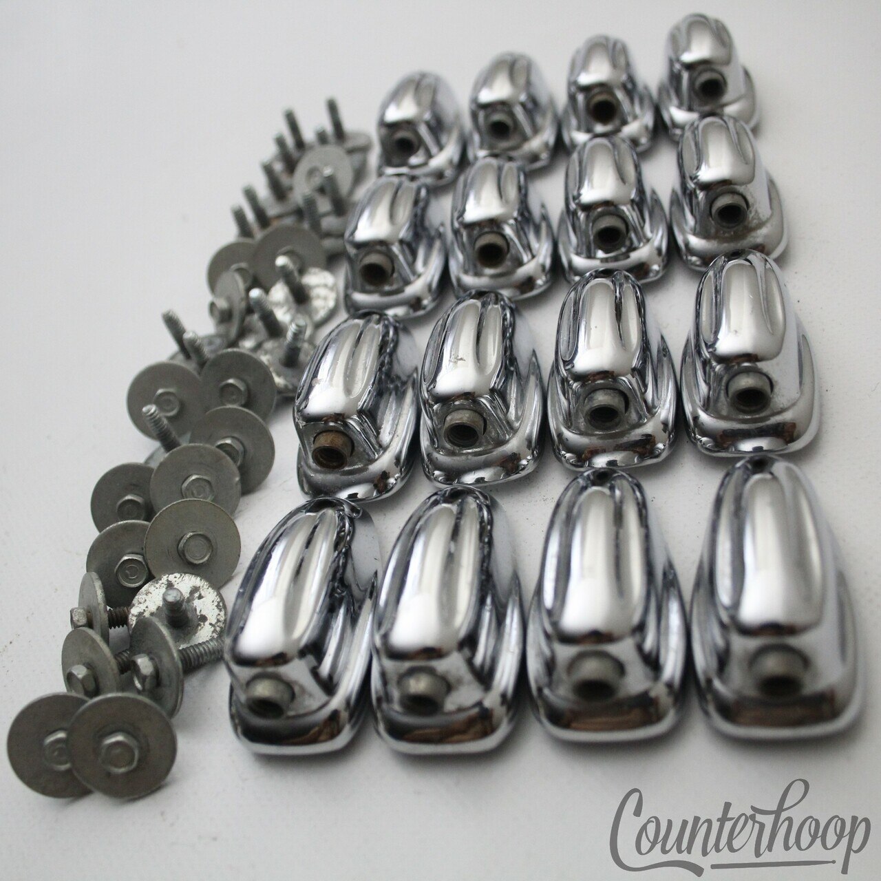Slingerland 16x Small Sound King Lugs Tom Drum Chrome Hex Vintage 70s-80s USA* — main photograph