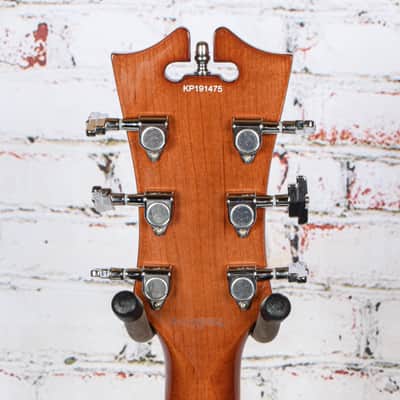 D'Angelico Premier DC Semi-Hollow Electric Guitar Double Cutaway w/ Stop-Bar Tailpiece & HSC  Natural USED image 5