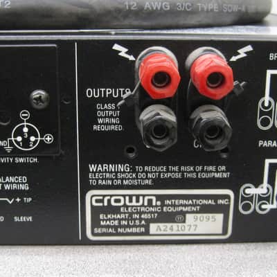 Crown MA2400 Macro-Tech 2400 Power Amplifier image 10