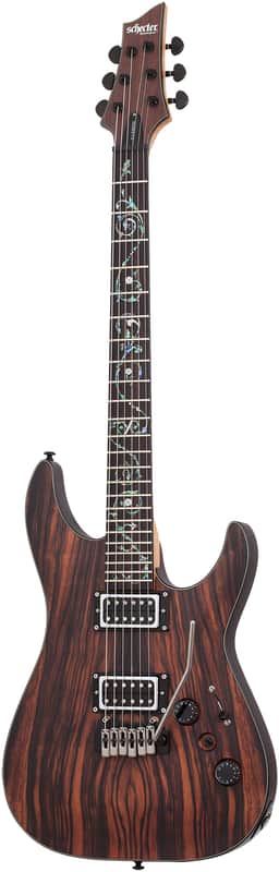 Schecter C-1 Exotic Ebony Natural Satin image 1