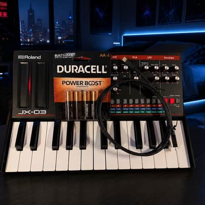 Roland JX-03 Boutique Synth + K-25m Keyboard | Ready to Play • USB Cable & Fresh Batteries Included image 4