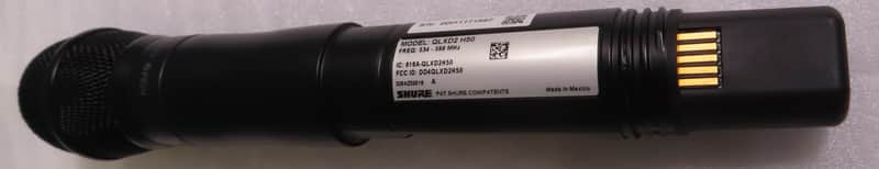 Shure QLXD2/KSM9 Handheld Wireless Transmitter (Band H50) - Open Box image 1