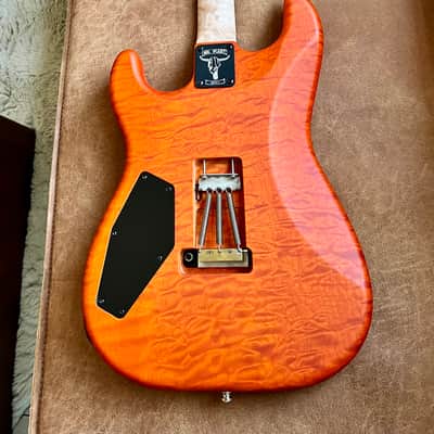 Mr. Scary REH George Lynch 5A Quilted Maple 1-Piece 2018 - Orange Burst (ESP) image 18