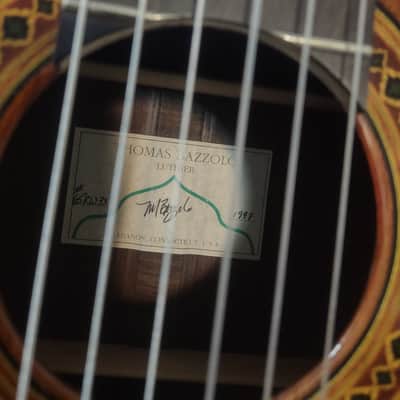 THOMAS BAZZOLO Classical Guitar 1992 image 4