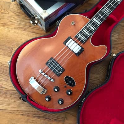 Hagstrom  Ampeg patch 2000 swede bass guitar 1976 Mahogany original vintage synth analog image 4