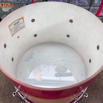 Decolite 4-Piece Drum Set Vintage Gretsch Jasper Shells 13-16-20-5x14 60s - Red Yellow Duco image 19