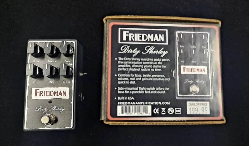Friedman Dirty Shirley Overdrive | Reverb