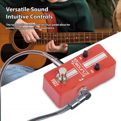 SCURU FUZZ Guitar/Bass Fuzz Effect Pedal VOL/FUZZ Versatile Sound made by Caline image 12