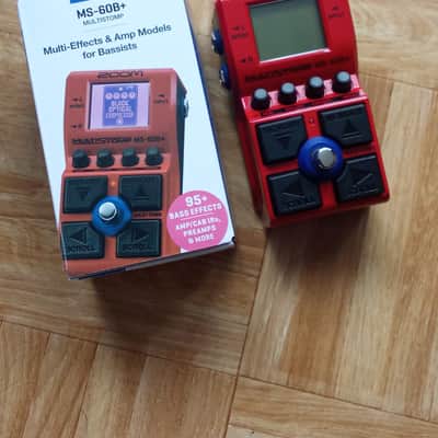 Zoom MS-60B+ MultiStomp 32-bit bass multi effect image 1