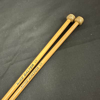 Mike Balter 9R, 5/8-Inch Brass Bell Mallets, Rattan Handles - GOOD image 1