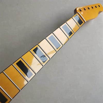 Yellow Glossy Finish Guitar Telecaster Tele Style Maple Neck image 4