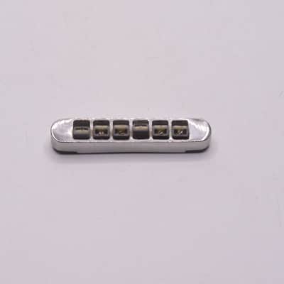 1980's Vintage Gibson Three-Point Top-Adjust Tune-o-Matic Bridge Chrome w/Brass Inserts Firebrand SG Les Paul Victory Explorer ES-335 1981 1982 image 1