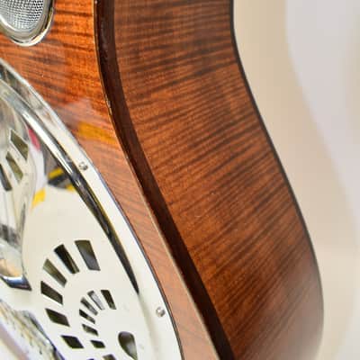 2010 Harry James Resonator Guitars Square Neck Dobro Resonator Guitar w/ Case image 5