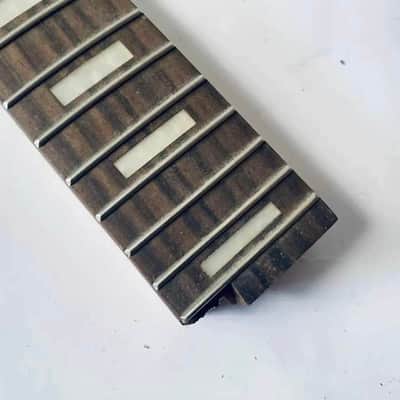 White 4 String Bass Maple Neck, Rosewood Fretboard, Defected Truss Rod image 6
