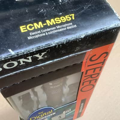 Sony Stereo microphone made in Japan / ECM MS 957 MS957 in original box ! image 10