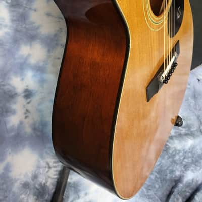 Vintage 1975 Epiphone FT-120 Japan Norlin Pro Setup New Strings Soft Shell Case image 6