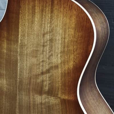 Taylor Custom Grand Auditorium Figured Walnut Acoustic-Electric Guitar | Shaded Edgeburst | ES2 Electronics image 8