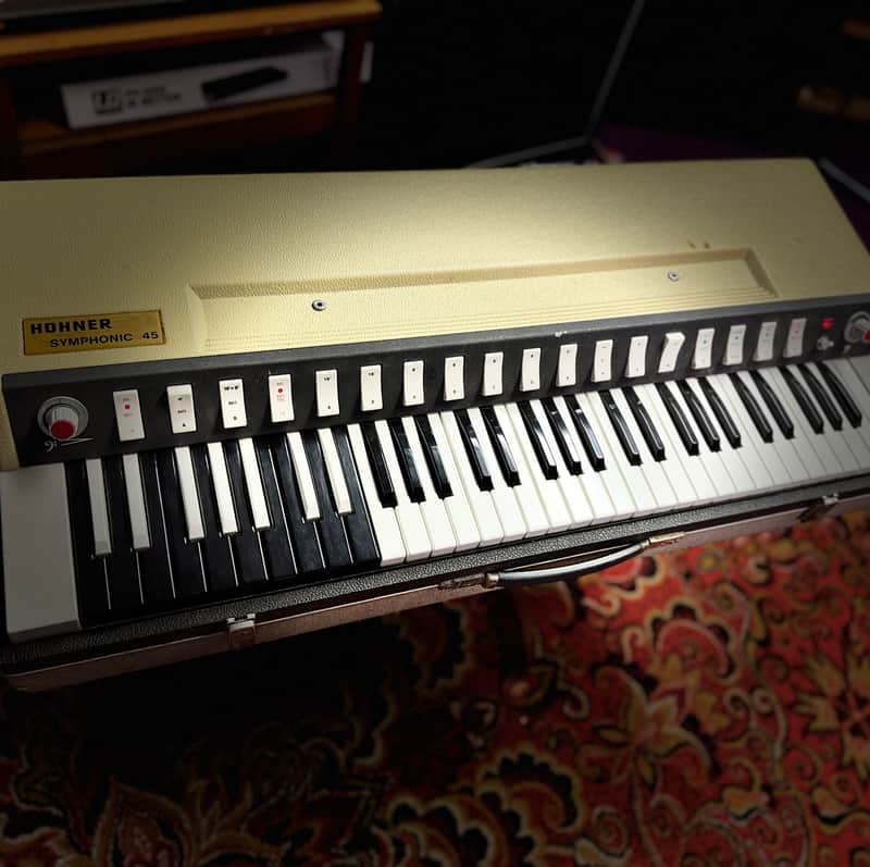 Vintage Hohner Symphonic 45 Combo Organ/Synth w/ Original Case image 1