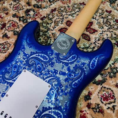 *NEW IN BOX* 2025 Fender Japan Limited Edition Indigo Paisley Stratocaster, Fender Flagship Tokyo Store Exclusive Color, MIJ JD25 image 19