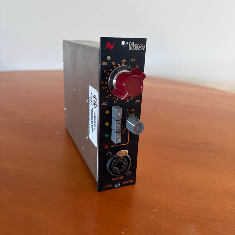 AMS Neve 1073LB 500 Series Mic Preamp Module 2010s - Blue image 1