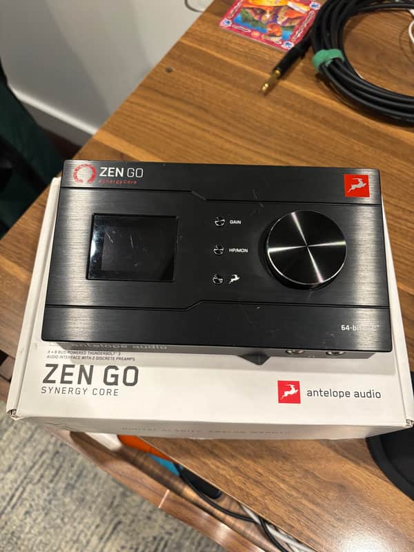 Antelope Zen Go Synergy Core Thunderbolt Audio Interface 2021 - Present - Black image 1