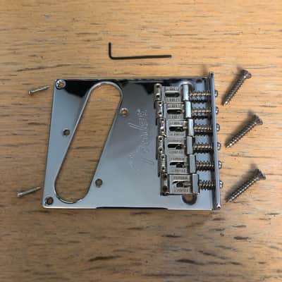Fender '08-16 American Standard Telecaster Bridge Bent Steel Saddles USA Standard Tele Elite image 1