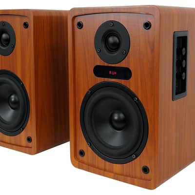 Rockville ELITE-5C Wood 800w Home Theater 5.25" Bluetooth Bookshelf Speakers image 3
