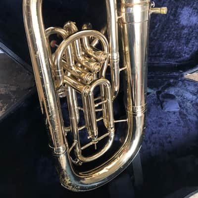 Conn Constellation Four Valve Baritone (euphonium) with Case and Mouthpiece - plays excellently image 6