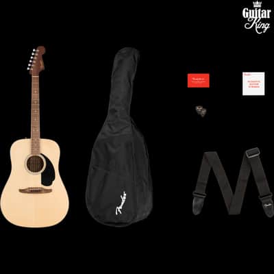 Fender California Standard Redondo Pack, Spruce Top, Black Pickguard, Natural image 1
