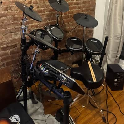 Alesis DM10 Studio Kit Electronic Drum Set 2010s - Black image 3