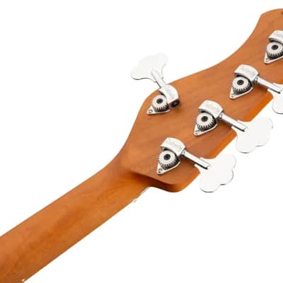 Sadowsky MetroExpress 21-Fret Hybrid P/J Bass, Roasted Maple Fingerboard, 5-String - Solid Candy Apple Red Metallic High Polish image 8