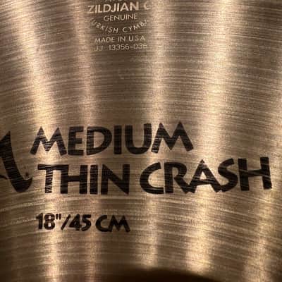 A Zildjian 18” Medium Thin Crash Cymbal – 2000 – Excellent Condition image 3
