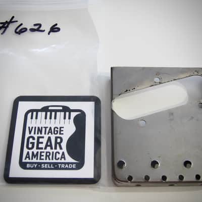 Fender Telecaster Bridge Reproduction Circa-1990s-Chrome image 5
